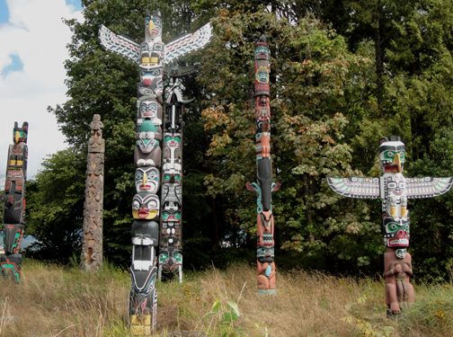 Totem Pols in VAncouver